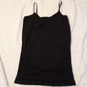 Spring Street Black Stretch Camisole top - one size 18-24 Layering